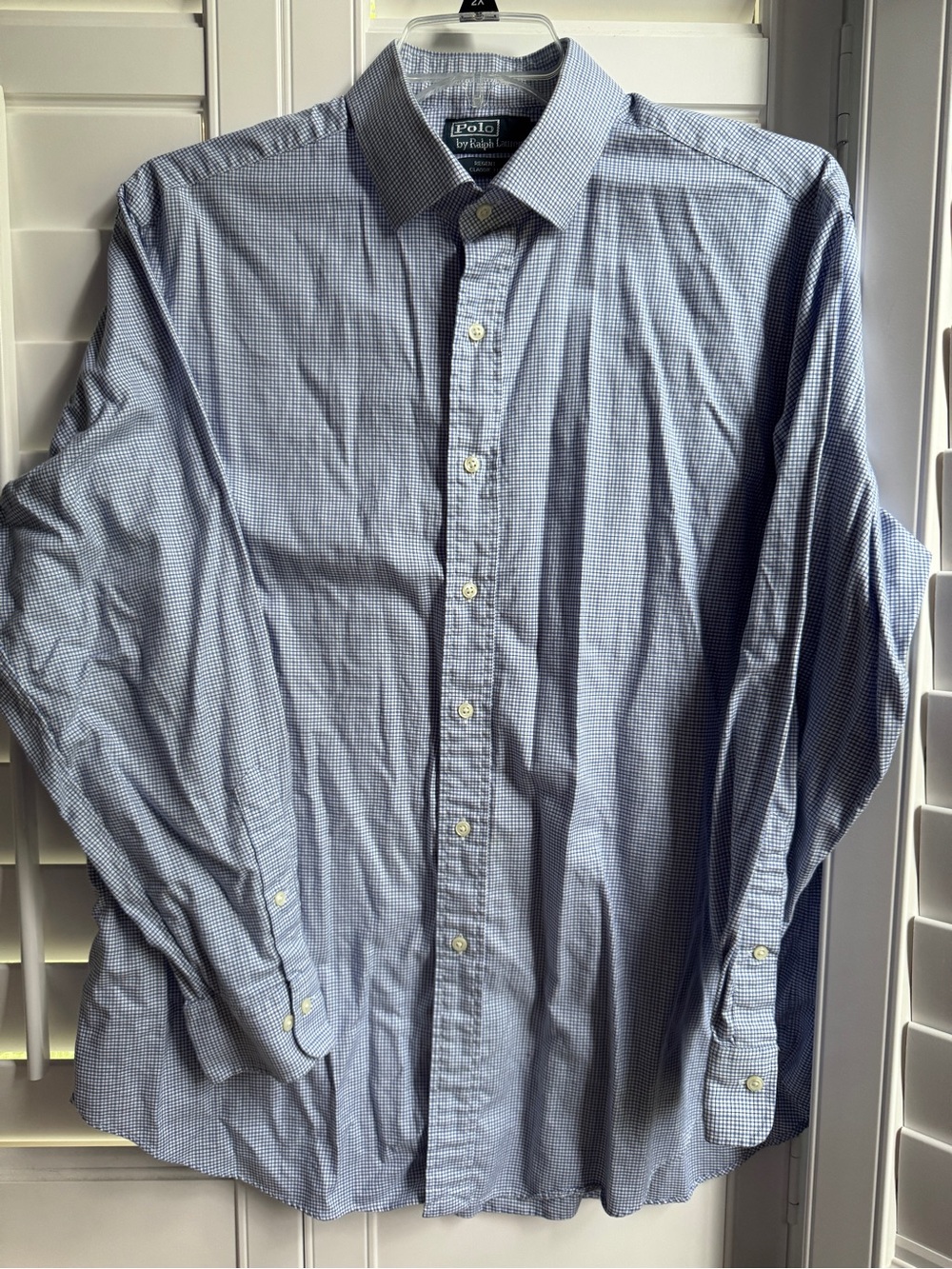 Polo Ralph Lauren 17.5 34/35 Men's button down long sleeve shirt
